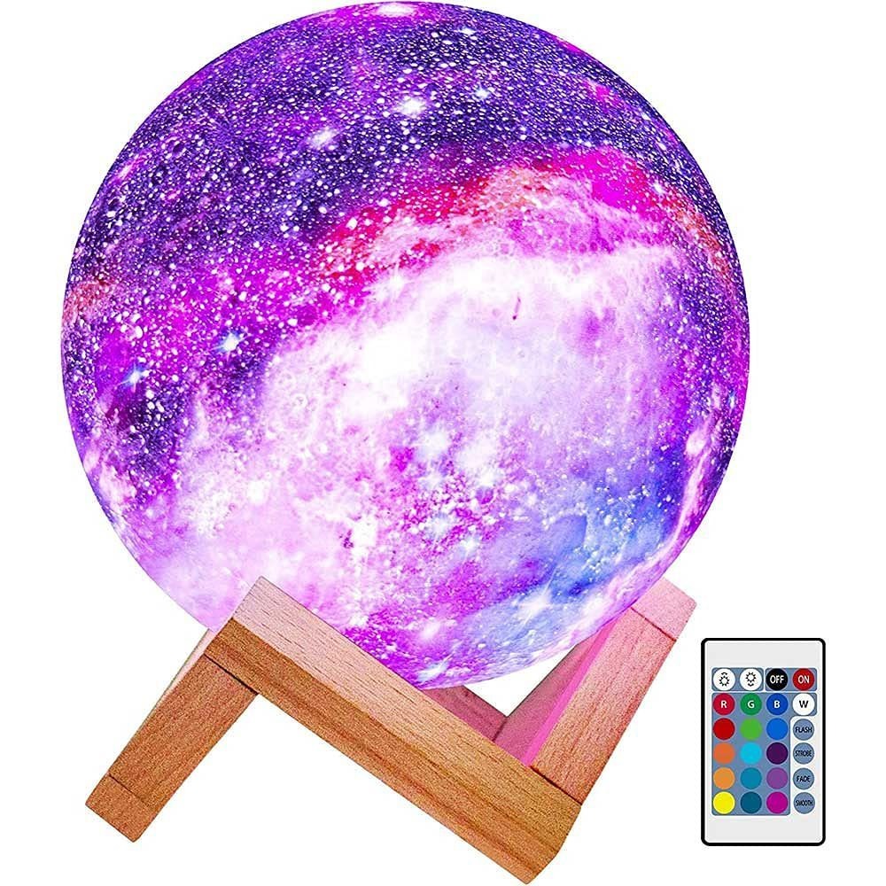 Luz de Luna y Galaxia Impresa en 3D