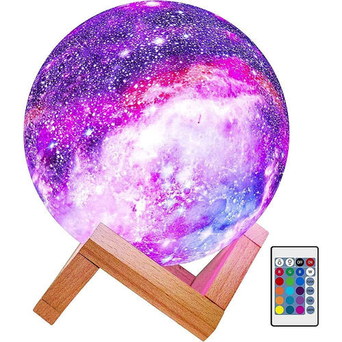 Luz de Luna y Galaxia Impresa en 3D