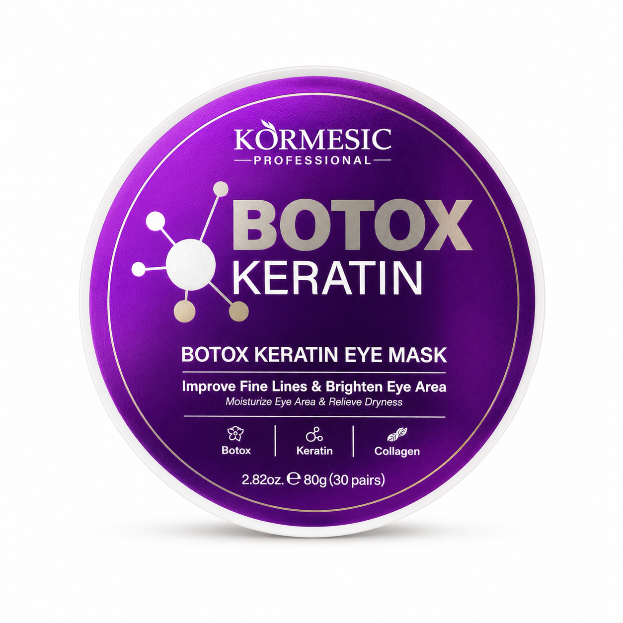 Parches de Colágeno y Keratina para Ojos Efecto Botox – Hidratación Profunda, Antiedad y Luminosidad
